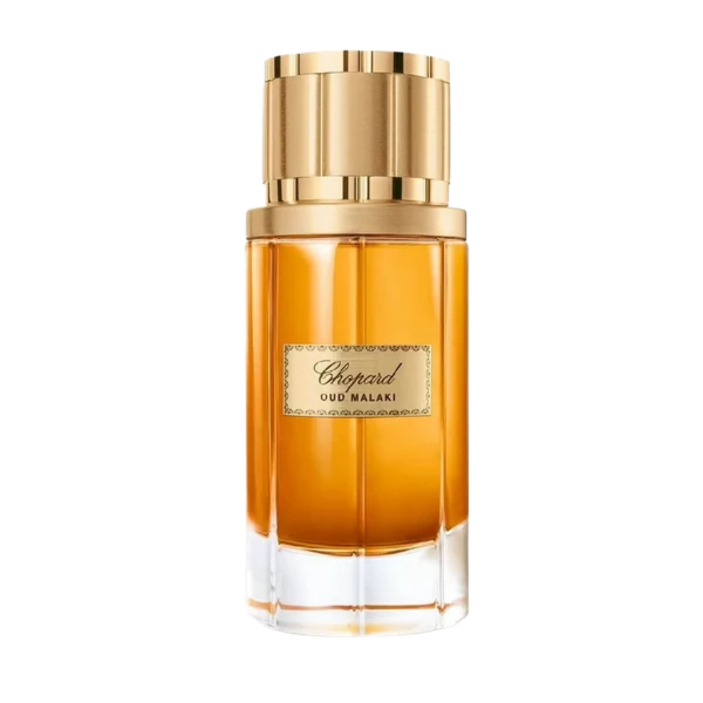 parfum Chopard Oud Malaki, vue de face sur fond uni