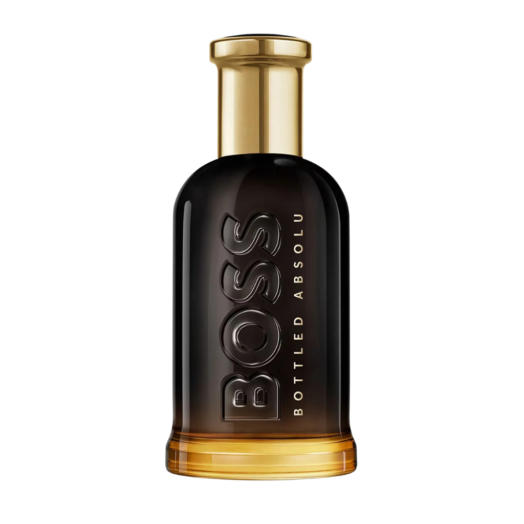 parfum Hugo Boss Bottled Absolu, vue de face sur fond uni