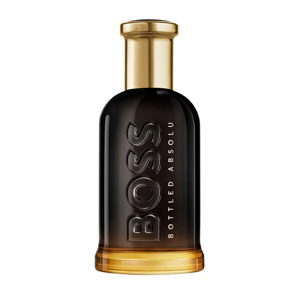 parfum Hugo Boss Bottled Absolu, vue de face sur fond uni