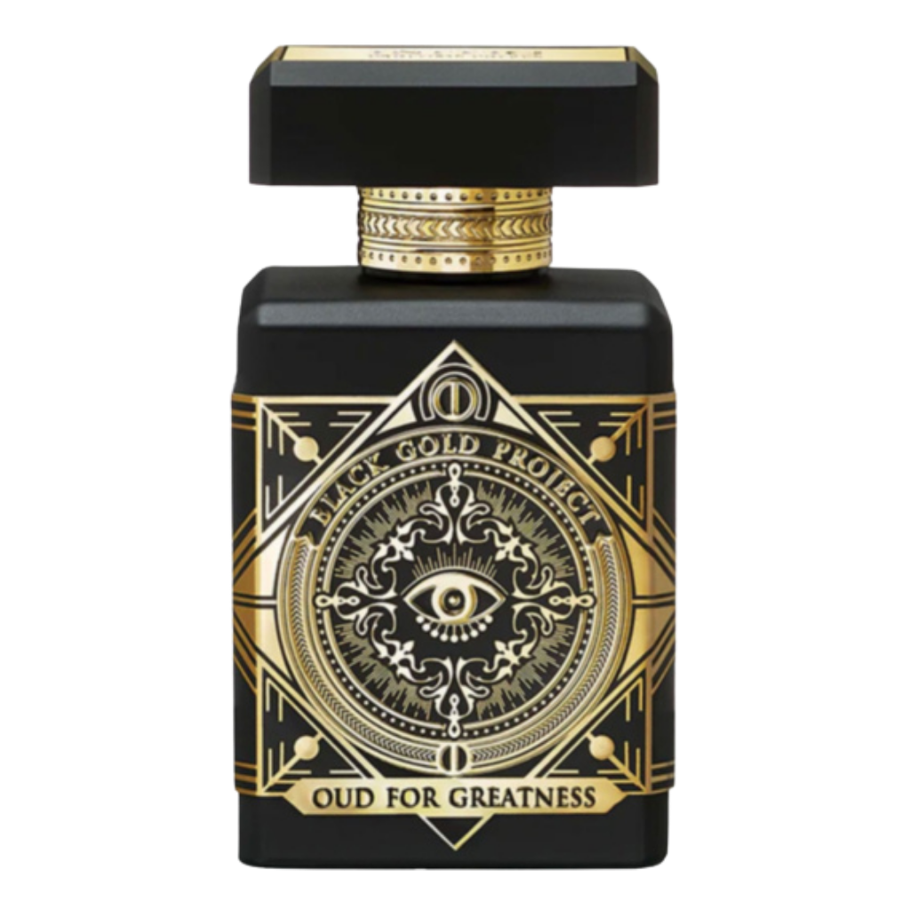 parfum Initio Oud for Greatness, vue de face sur fond uni