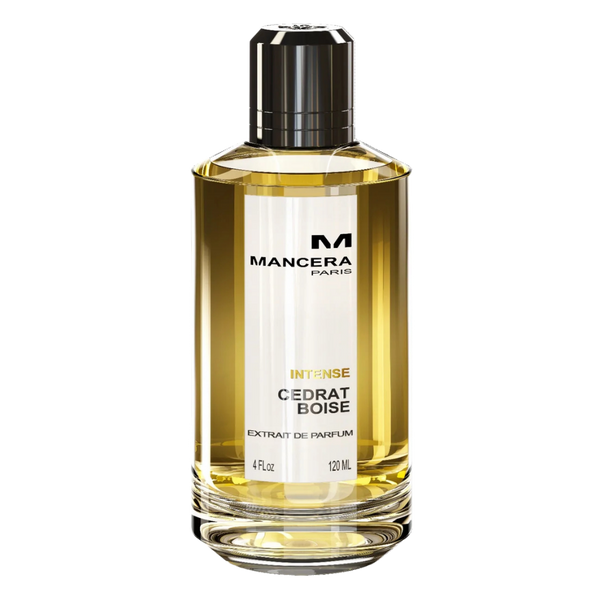 parfum Mancera Cédrat Boisé Intense, vue de face sur fond uni