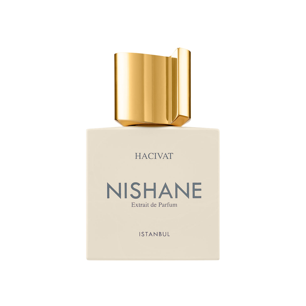 parfum Nishane Hacivat, vue de face sur fond uni