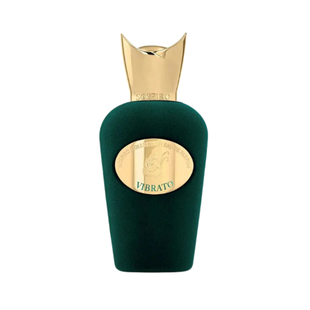 parfum Sospiro Vibrato, vue de face sur fond uni