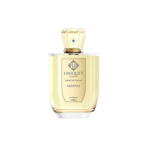 parfum Unique'e Luxury Akdeniz Unique'e Luxury, vue de face sur fond uni