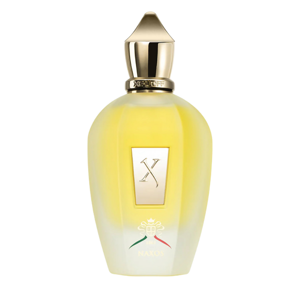 parfum Xerjoff Naxos, vue de face sur fond uni
