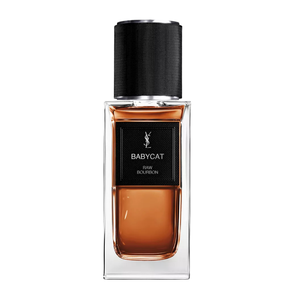 parfum Yves Saint Laurent Babycat, vue de face sur fond uni